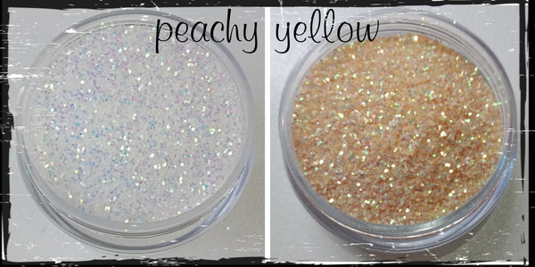 Fairy Dust~~Light altering glitter - Peachy Yellow *