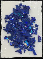 Navy Blue Holo Confetti Flakes