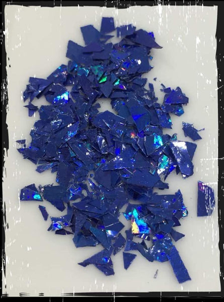 Navy Blue Holo Confetti Flakes