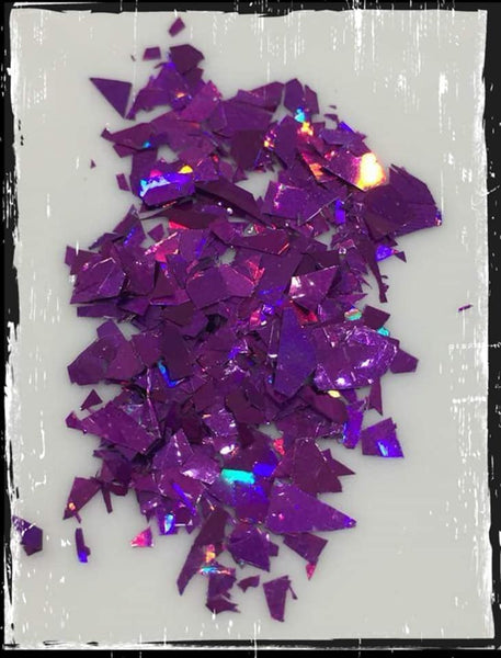 Violet Holo Confetti Flakes