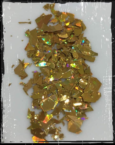 Gold Holo Confetti Flakes