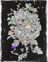 Silver Holo Confetti Flakes
